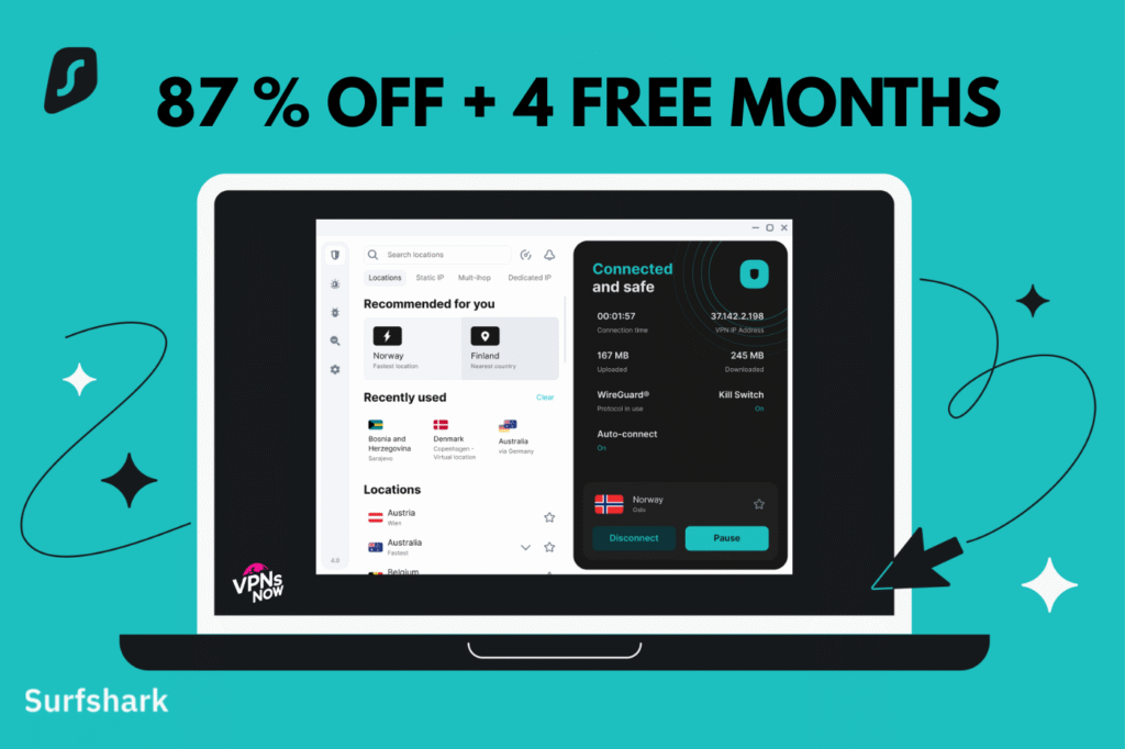 Unlock Selective Surfshark Promo Codes 2025 – Save 87% Now