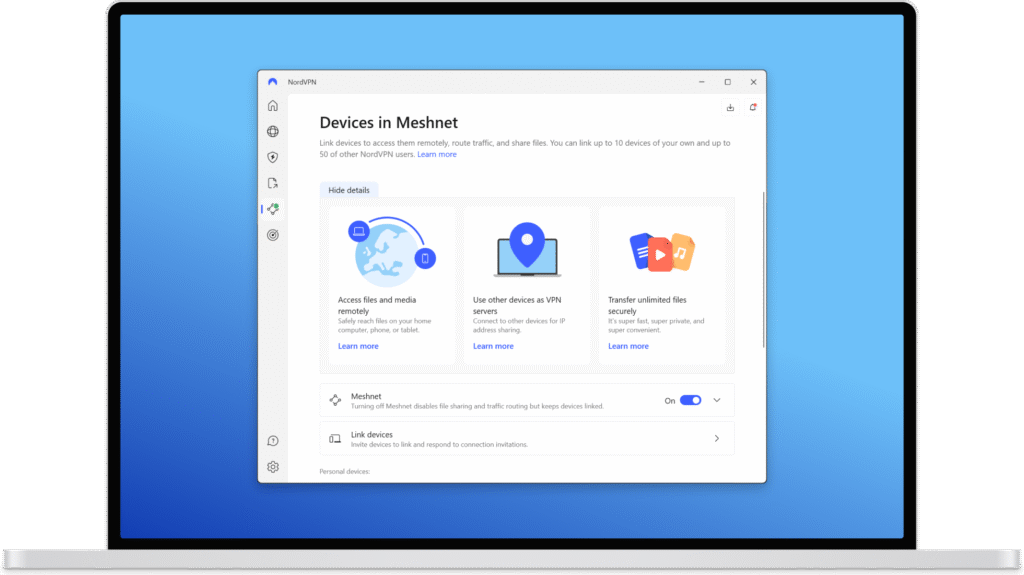NordVPN meshnet Feature image
